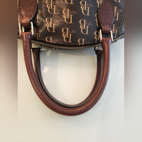 Dooney & Bourke Black and Brown Monogram Bag - Picture 3 of 16